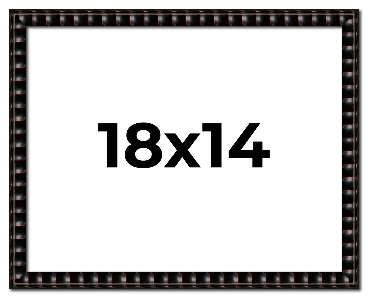 18x14 Bamboo Picture Frame with UV-Resistant Acrylic & Acid Free Backing, Available in 4 Finishes - Brown, Black, Gold, and Natural